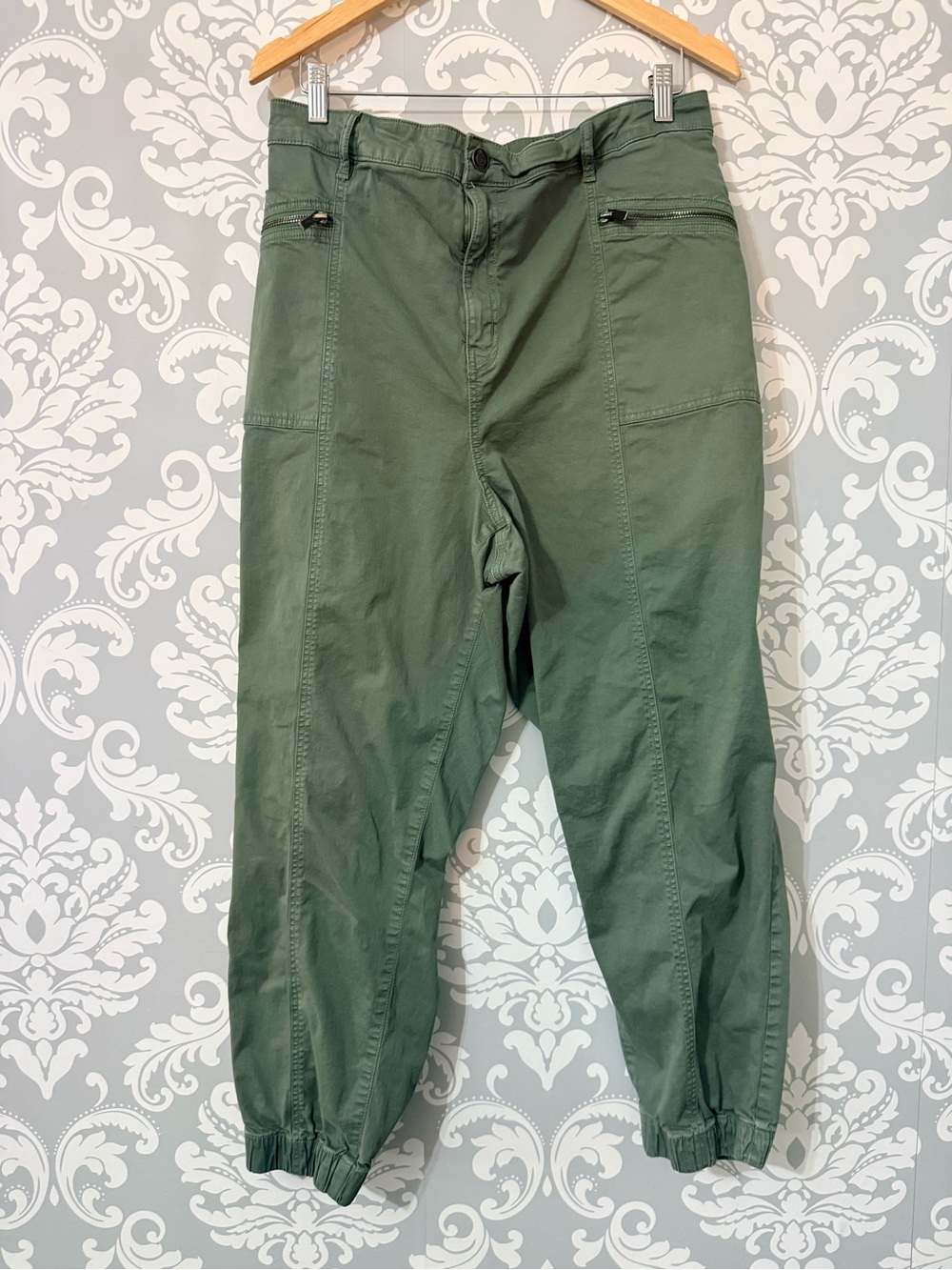 • Penningtons Olive Green Utility Jogger Pants - Picture 1 of 5